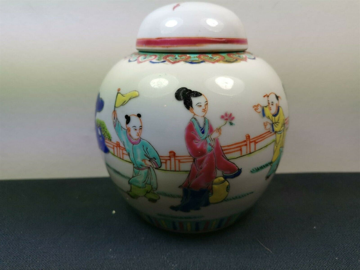 Vintage Asian Ginger Jar Japanese Chinese Handpainted Hand hotsell Painted 54989