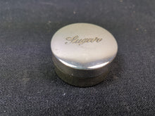 Load image into Gallery viewer, Antique Sugar Box Travel Traveling Storage Container Silver Plated EPNS Early 1900's Engraved Sugar on Top Lid