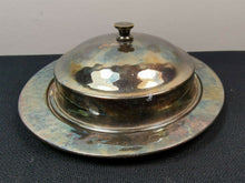 Load image into Gallery viewer, Vintage Butter Dish Silver Plated Lee and Wigfull Sheffield England Dome Antique Silver Plate Silverplate Silverplated English Round