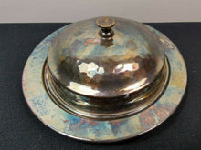 Load image into Gallery viewer, Vintage Butter Dish Silver Plated Lee and Wigfull Sheffield England Dome Antique Silver Plate Silverplate Silverplated English Round