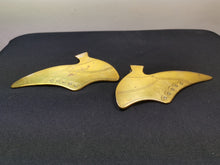 Load image into Gallery viewer, Antique Brass Victorian Ladies Shoes Cobblers Shop Display Set 1800's Original Hand Made Pair Miniature Art Sculpture
