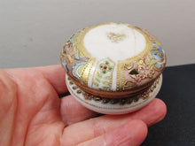 Load image into Gallery viewer, Antique Noritake China Porcelain Ring Dish Box Jar Hand Painted Made in Japan Early 1900's Original