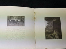 Load image into Gallery viewer, Antique Curfew Must Not Ring Tonight by Rosa Hartwick Thorpe Leather Book Miniature  1880's Original Poem Poetry