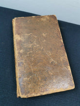 Load image into Gallery viewer, Antique French History of Gil Blas Book Histoire De Gil Blas 1816 Original Georgian Miniature Book by Alain-René Lesage Brown Leather