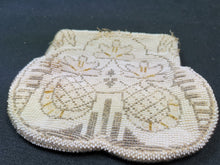Load image into Gallery viewer, Vintage White Beaded Clutch Bag Purse Early 1900's - 1920's Original with Glass Beads Evening Formal Made in Czechoslovakia
