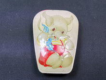 Load image into Gallery viewer, Vintage Baby Elephant Tin Candy Box 1940's