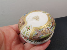 Load image into Gallery viewer, Antique Noritake China Porcelain Ring Dish Box Jar Hand Painted Made in Japan Early 1900's Original
