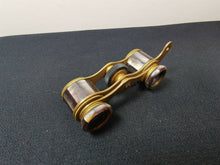 Load image into Gallery viewer, Antique Opera Glasses Binoculars Mother of Pearl and Brass Lorgnette Victorian 1800's Original