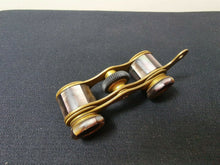 Load image into Gallery viewer, Antique Opera Glasses Binoculars Mother of Pearl and Brass Lorgnette Victorian 1800's Original