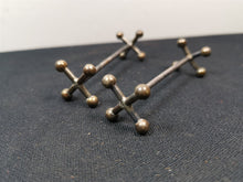 Load image into Gallery viewer, Vintage Knife Rests Stands Silver Plated Set of 2