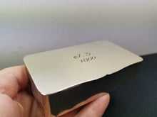 Load image into Gallery viewer, Antique Silver Plated Box Signed IG 1860 Victorian Original