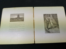 Load image into Gallery viewer, Antique Curfew Must Not Ring Tonight by Rosa Hartwick Thorpe Leather Book Miniature  1880's Original Poem Poetry