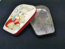 Load image into Gallery viewer, Vintage Baby Elephant Tin Candy Box 1940's