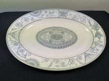 Load image into Gallery viewer, Antique Ceramic Pottery Serving Platter Bells Pottery Glasgow Scotland Transferware Blue and White Oval Victorian Original 1800's Tableware