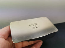 Load image into Gallery viewer, Antique Silver Plated Box Signed IG 1860 Victorian Original