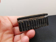 Load image into Gallery viewer, Antique Snuff Box Paper Mache Papier Mache with Illustration on Top 1800's Original