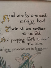Load image into Gallery viewer, Antique Walter Crane The Long Procession Lithograph Print Illustration Hand Tinted Framed