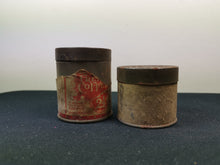 Load image into Gallery viewer, Antique Lyon's French Coffee Tin Boxes Tins Set of 2 Victorian 1800's Original