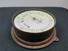 Load image into Gallery viewer, Antique Barometer Porcelain and Cast Iron Metal Wall Hanging H.J. Hatch Great Yarmouth England Victorian Late 1800's Original