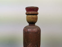 Load image into Gallery viewer, Antique Wooden Figure Pencil Holder Case Box Wood Doll Early 1900's Original