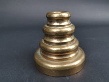 Load image into Gallery viewer, Antique Candlestick Candle Stick Holder Solid Bronze 1800's Victorian Candleholder Single