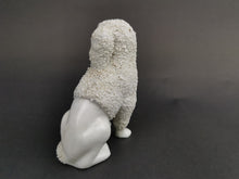 Load image into Gallery viewer, Antique Miniature Wally Dog Figurine Statue King Charles Spaniel Staffordshire Ceramic Pottery White Victorian 1800's Original
