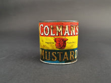 Load image into Gallery viewer, Antique Coleman's Mustard Tin with Original Paper Label Full Never Opened Early 1900's Original