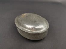 Load image into Gallery viewer, Antique Silver Metal Miners Snuff or Tobacco Box Case Victorian 1800's Original Mining Memorabilia
