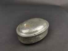 Load image into Gallery viewer, Antique Silver Metal Miners Snuff or Tobacco Box Case Victorian 1800's Original Mining Memorabilia