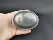 Load image into Gallery viewer, Antique Silver Metal Miners Snuff or Tobacco Box Case Victorian 1800's Original Mining Memorabilia