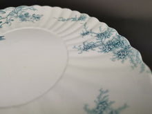 Load image into Gallery viewer, Antique Victorian Serving Platter Plate Blue and White Transferware Transfer Ware Colonial Pottery Flow Blue Clifford Made in England 1800's