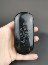 Load image into Gallery viewer, Antique Snuff Box with Inlaid Flower Bouquet on Top 1800's Original Victorian