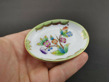 Load image into Gallery viewer, Vintage Herend Hungary Porcelain Ring or Jewelry Dish Bowl Hand Painted and Signed