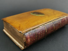 Load image into Gallery viewer, Antique Sir Walter Scott Poetical Works Book Stirling Castle Scotland Mauchline Ware Wood Wooden and Leather 1869 Poetry Scottish Souvenir