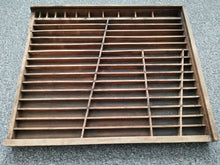 Load image into Gallery viewer, Antique Letter Press Printers Block Tray Printing Stamp Drawer Wood Wall Display Wooden Shelf Wall Hanging Organization Storage