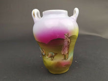 Load image into Gallery viewer, Vintage Royal Bayreuth Miniature Vase with Painted Man and Landscape Scene German Porcelain Early 1900's Original