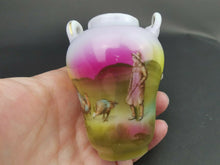 Load image into Gallery viewer, Vintage Royal Bayreuth Miniature Vase with Painted Man and Landscape Scene German Porcelain Early 1900's Original