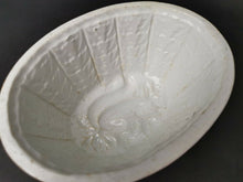 Load image into Gallery viewer, Antique Jelly Mould Mold with Squirrel Ceramic Ironstone Pottery Victorian 1800's Original