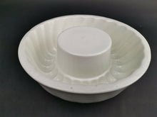 Load image into Gallery viewer, Antique Jelly Mould Mold Round Ring Ceramic Ironstone Pottery Victorian 1800's Original
