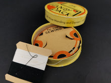 Load image into Gallery viewer, Vintage Art Deco Handy Pack Sewing Kit in Original Box Yellow Black and Orange 1920's Original