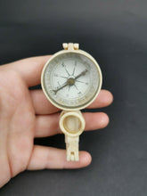 Load image into Gallery viewer, Antique Magnifying Folding Glasses Binoculars with Compass and Mirror Celluloid Lorgnette 1800's Original Victorian Ladies Traveling