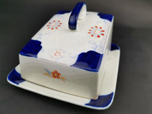 Load image into Gallery viewer, Vintage Cheese or Butter Dish Ceramic Pottery Art Deco 1920's Original Made in England