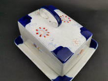 Load image into Gallery viewer, Vintage Cheese or Butter Dish Ceramic Pottery Art Deco 1920's Original Made in England