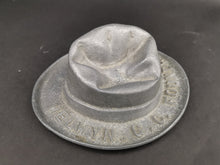 Load image into Gallery viewer, Vintage Silver Aluminum Metal Men's Hat Miniature Sculpture Figurine Model Welwyn G.C. Foundry Advertising 1930's Original Advertisement