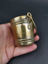 Load image into Gallery viewer, Antique Pail Bucket Miniature Brass Metal Late 1800's Victorian Original