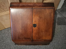 Load image into Gallery viewer, Antique Secretary Writing Desk Slope Stationery Storage Box with Lower Drawer Wood Wooden Victorian Original 1800's with Original Key