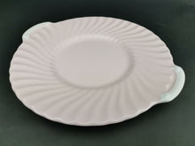Load image into Gallery viewer, Antique Minton Ceramic Serving Platter Plate Round Pink and White Parian Signed