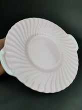 Load image into Gallery viewer, Antique Minton Ceramic Serving Platter Plate Round Pink and White Parian Signed