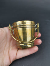 Load image into Gallery viewer, Antique Pail Bucket Miniature Brass Metal Late 1800's Victorian Original