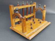 Load image into Gallery viewer, Antique Fountain Pen or Thread Spool and Needle Holder Stand 1800's Original Wooden
